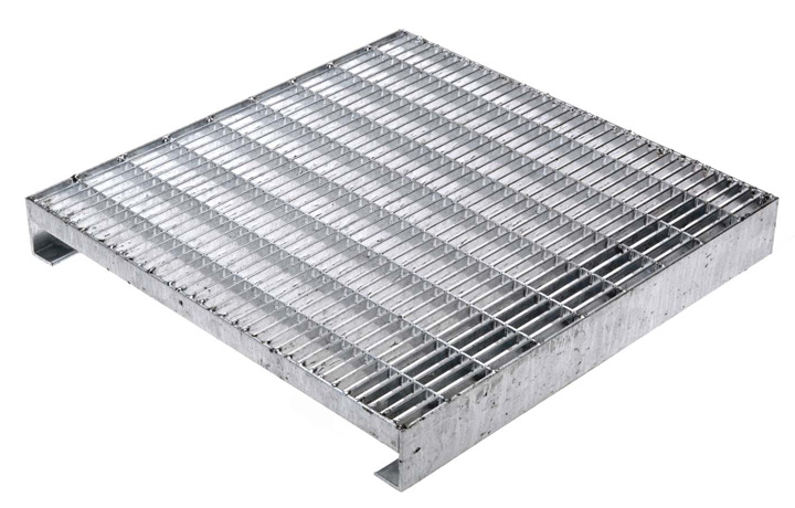 Zinco Terrassenrost TR-F 40 x 40, Fixhöhe 5 cm, Außenmaß ca. 40 x 40 cm