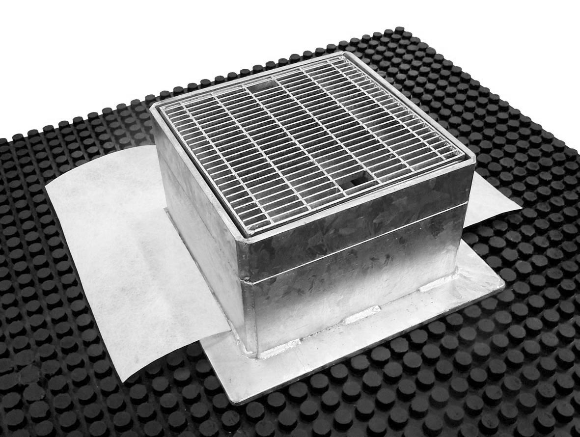 Zinco Entwässerungsschacht BES 125, befahrbar, Höhe ca. 12,5 cm