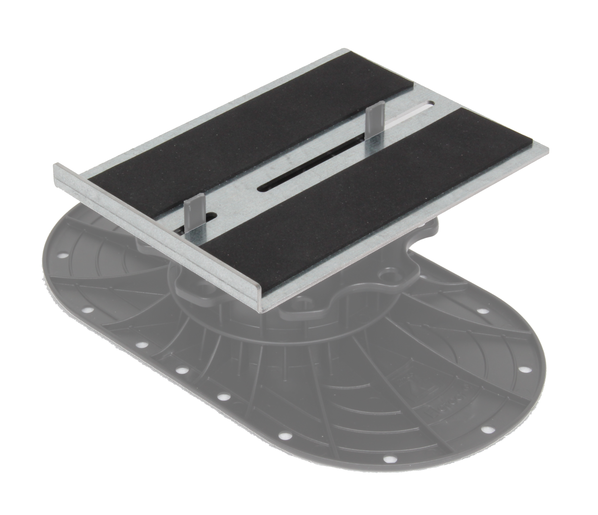 Zinco Elefeet Randhalter aus verzinktem Stahl