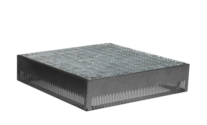 Zinco Terrassenrost TR-H 40 x 40-95 höhenverstellbar von 95 bis 125 mm