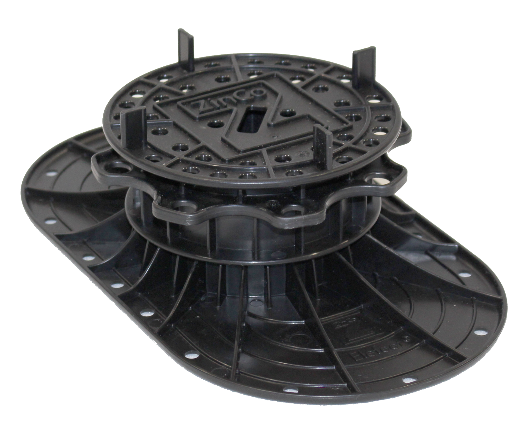 Zinco Elefeet E60, Stelzlager für Beläge, höhenverstellbar 60 - 106 mm