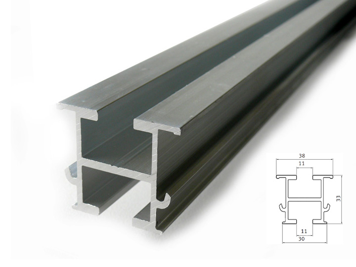 Zinco Solar-Montageprofil SMP 38/33 zur Montage von Modulen / Kollektoren