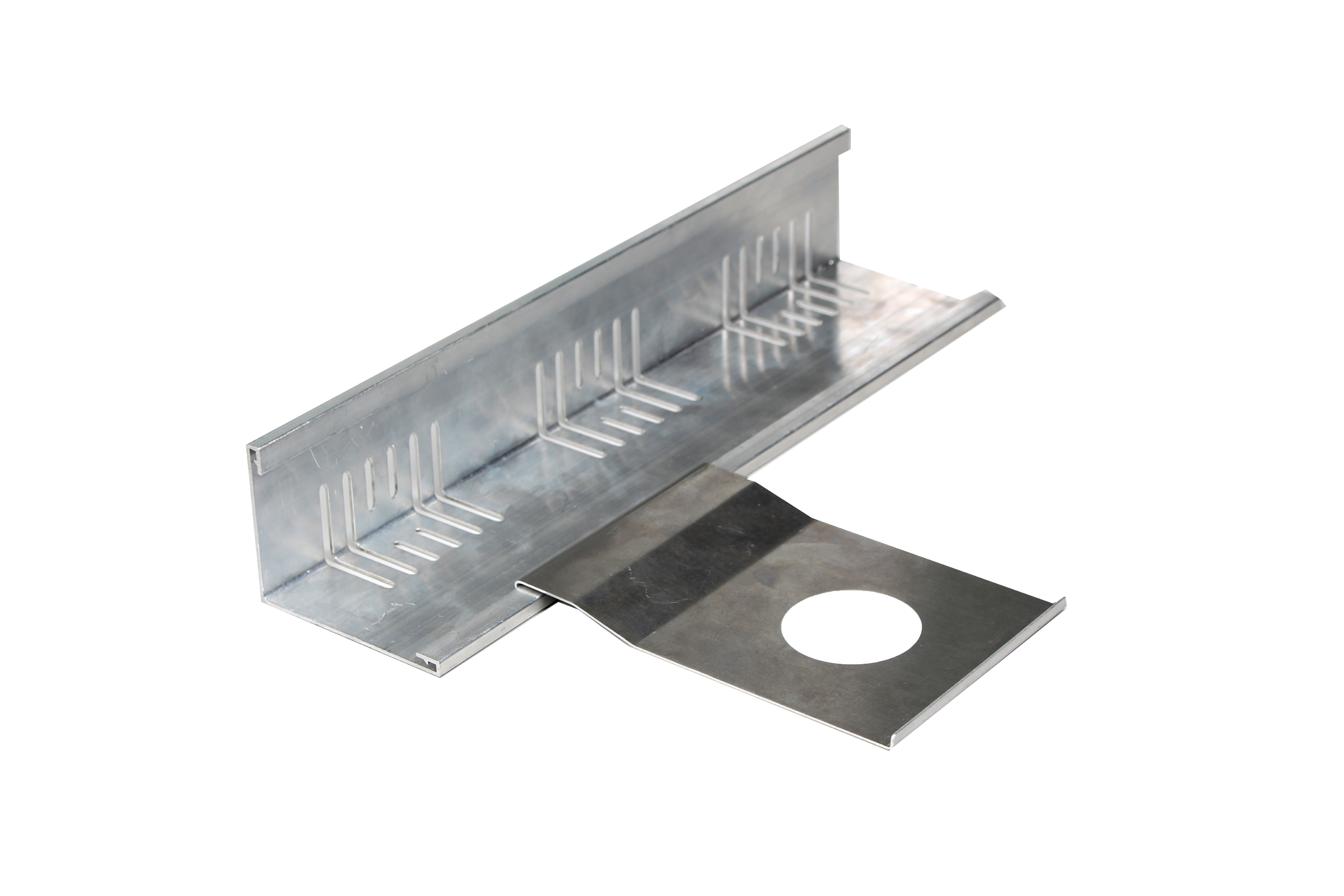 Zinco Halteprofil für Kiesleisten KL Breite ca. 10 cm, Aluminium