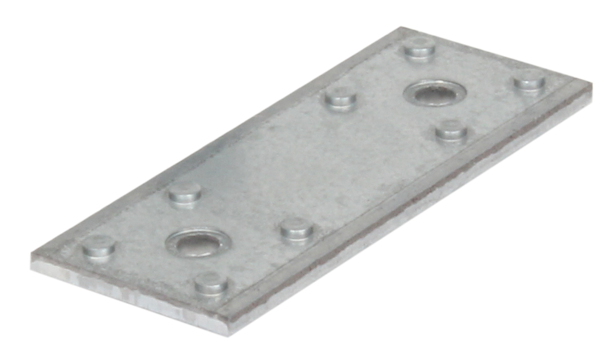 Zinco Elefeet Schienenverbinder längs, starr, aus verzinktem Stahl