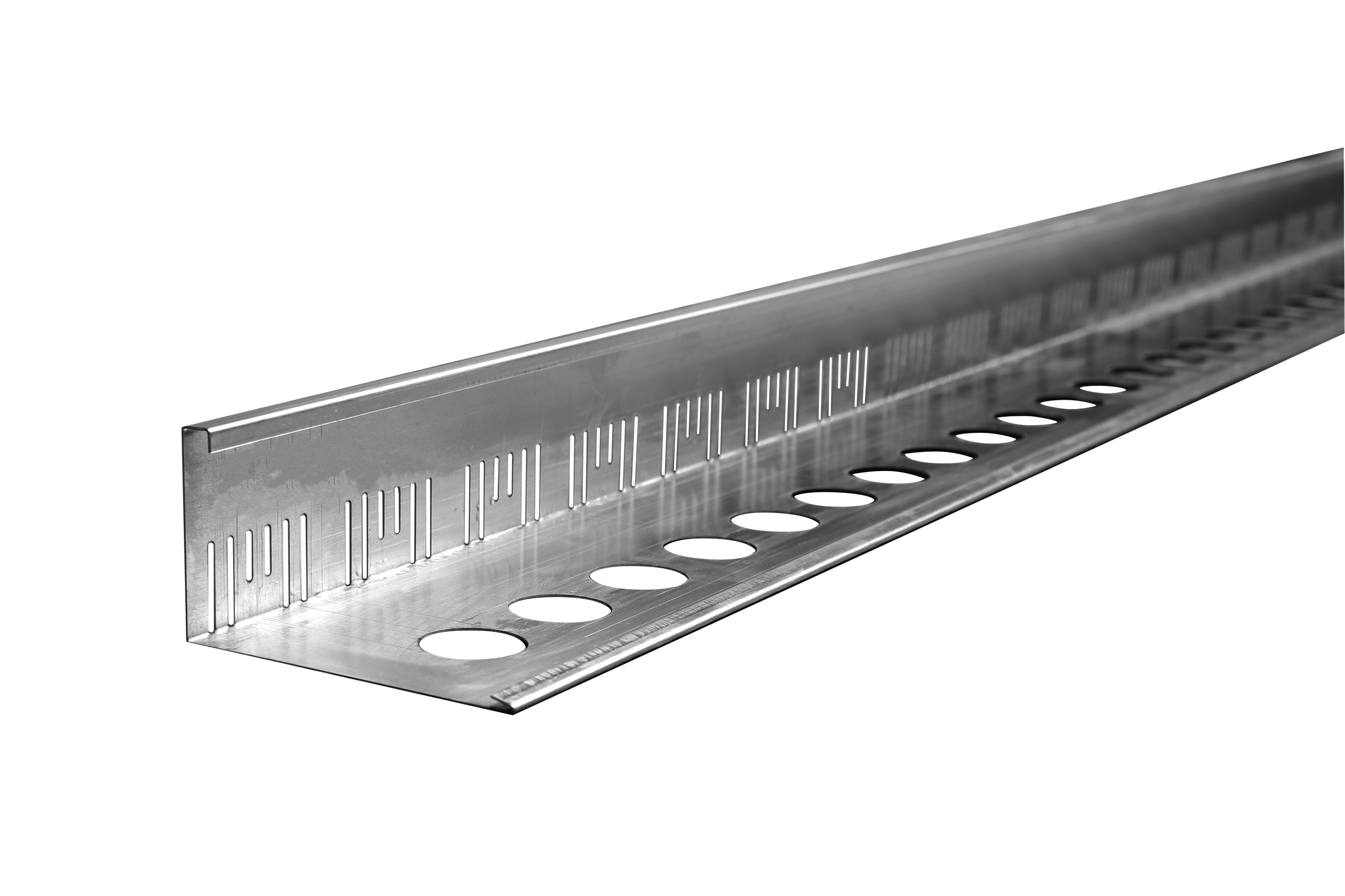 Zinco Dachtraufprofil DP 80-E, Höhe 80 mm, Länge 3 m, Edelstahl 0,8 mm