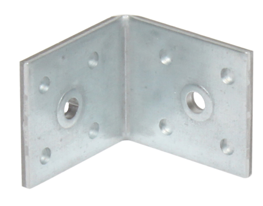 Zinco Elefeet Schienenverbinder 90°-Winkel, aus verzinktem Stahl