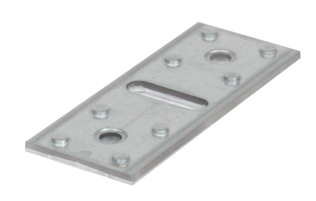 Zinco Elefeet Schienenverbinder längs, variabel, aus verzinktem Stahl