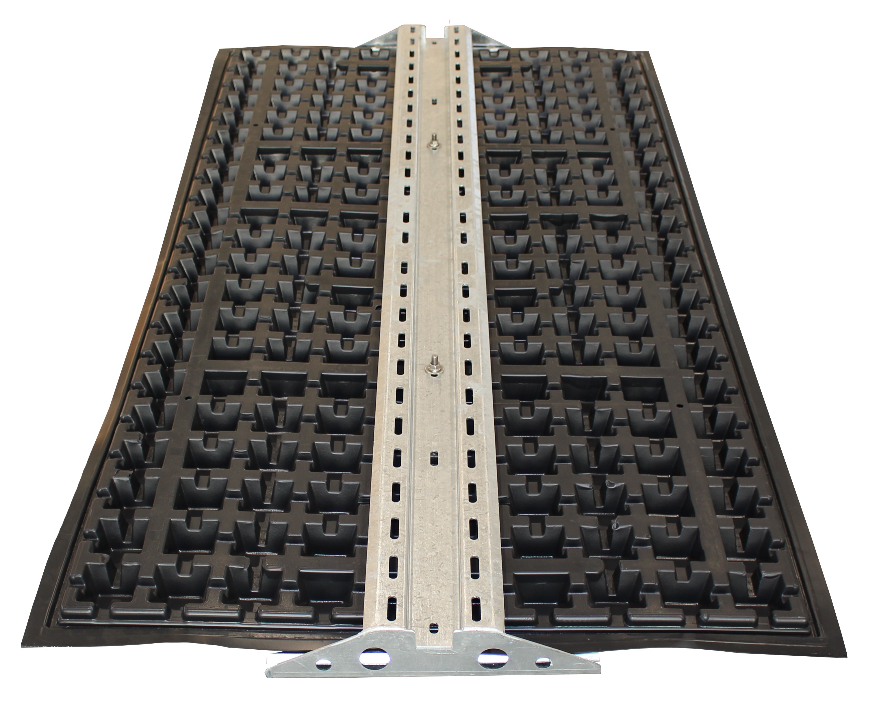 Zinco Geländerbasis GB-F (Fluchtwege) ca. 1,0 x 2,0 m, Höhe ca. 43 mm