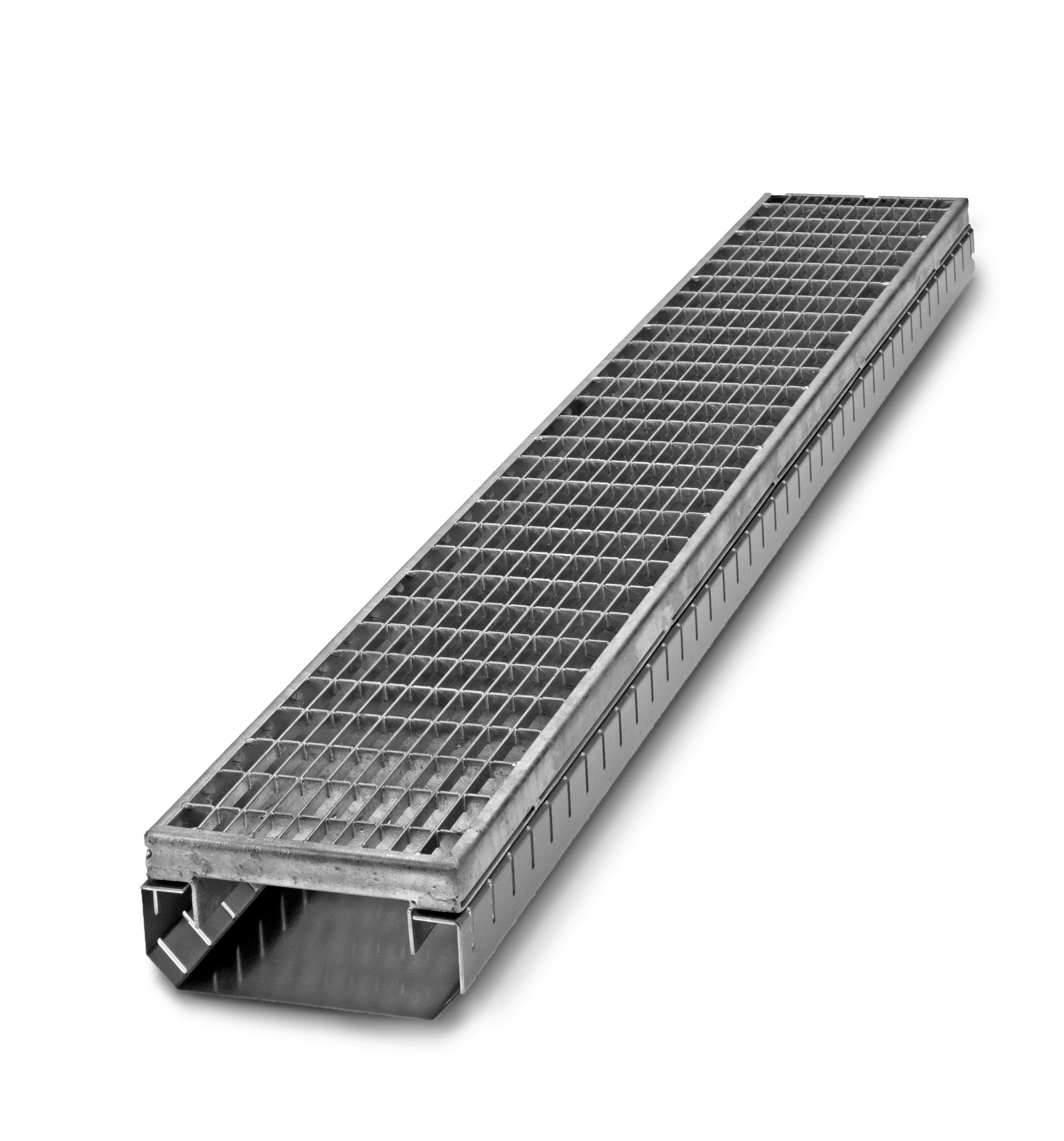 Zinco Fassadenrinne FTR 75/100-G H: 75-100 mm, B: ca. 145 mm, L: ca. 1 m